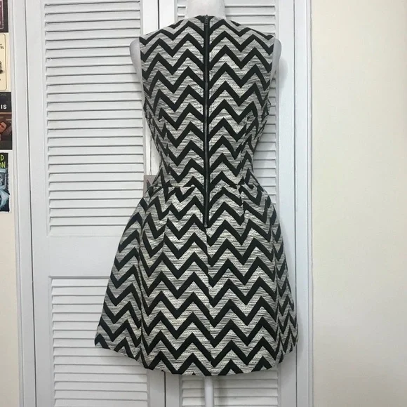 NWT Love 21 Fit & Flare White & Black Dress - S - Picture 3 of 3